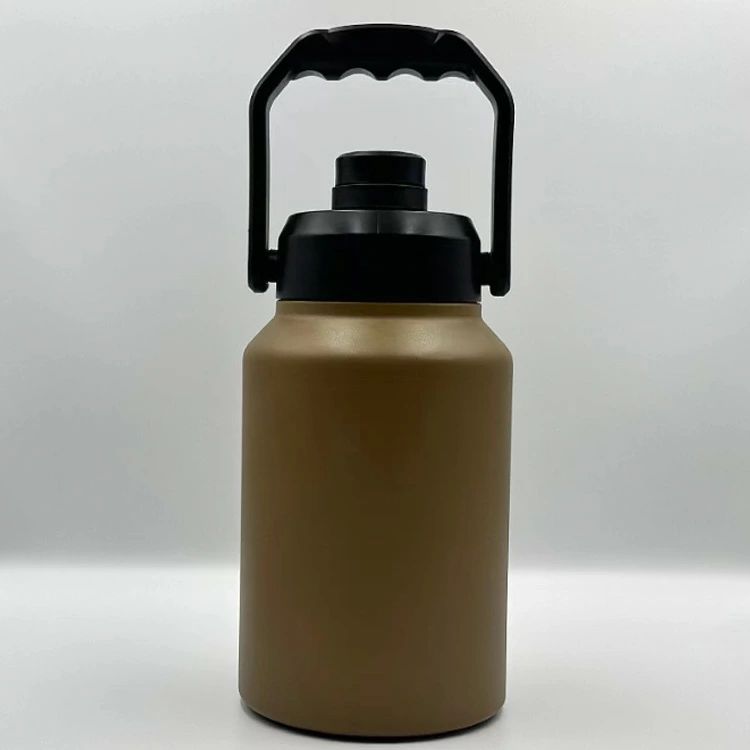 【2点600円割引】キャンプ保冷ボトル キャンプ用 水筒 2L アイスコンテナ ジャグ アウトドア 真空 ボトル 大容量 氷筒 氷 持ち運び 長時間 保冷 保温 HOTも対応 ステンレス キャンプ 氷入れ BBQ アウトドア