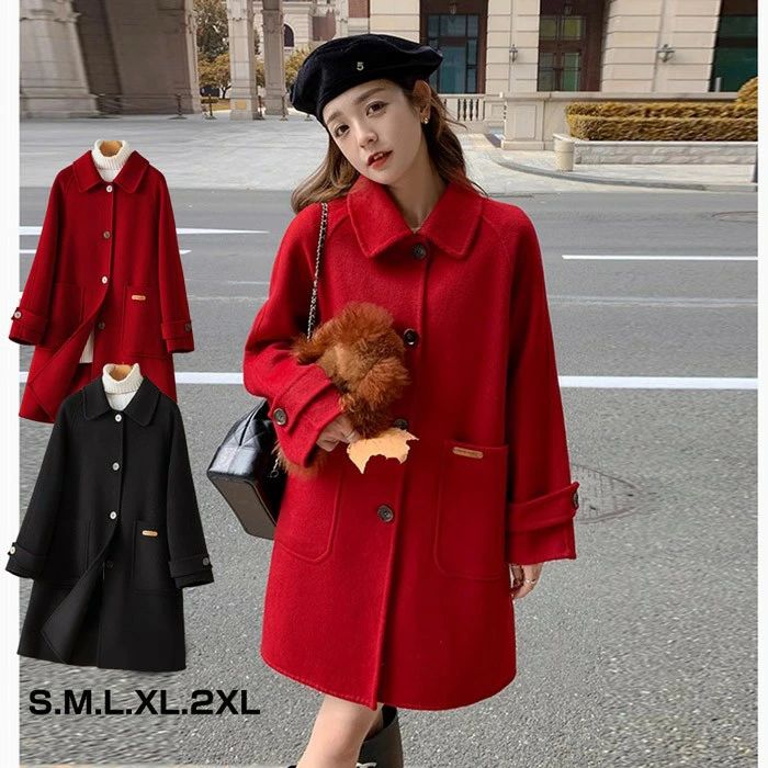 楽天市場】ステンカラーコート ロングコート コート レディース 冬