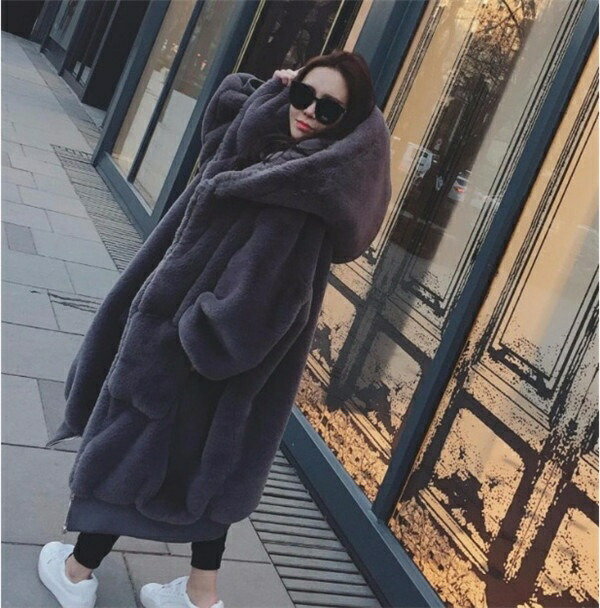 楽天市場】XS-2L もこもこコート ボアコート ファーコート フェイク