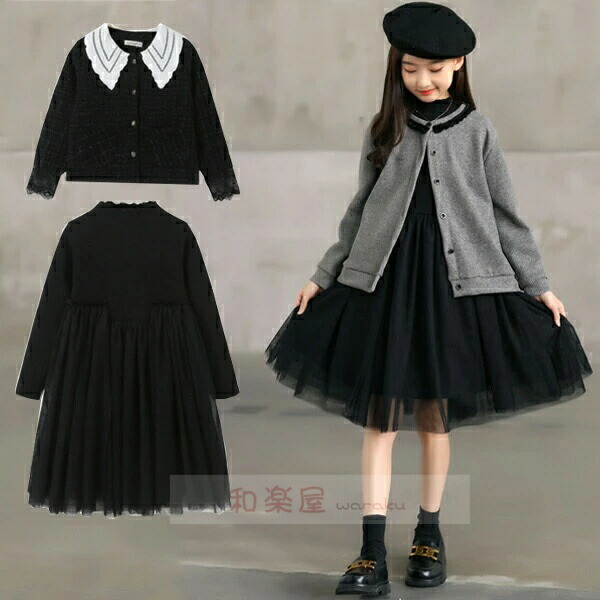 【2点600円割引】入学式 女の子 キッズ フォーマル 入学式 卒業式 セットアップ 2点セット 冬 女の子 ワンピース 長袖 ジャケット 【ジャケット+ワンピース】ワンピースセット レースワンピース 長袖 可愛い 七五三 発表会 カジュアル 普段着 プレゼント アウター