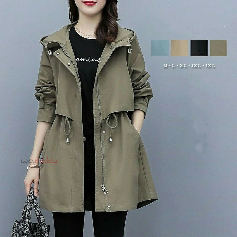 楽天市場】トレンチコート ジャケット ロングコート レディース