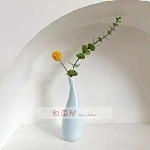 セラミック陶器 フラワーアレンジメント 陶器 花瓶 花器 装飾 セラミックス フラワーベース 寝室 リビング 置物 簡約 北欧風 ホワイト 18cm おしゃれ 一輪挿し 1*18cm 枝 シンプル フ