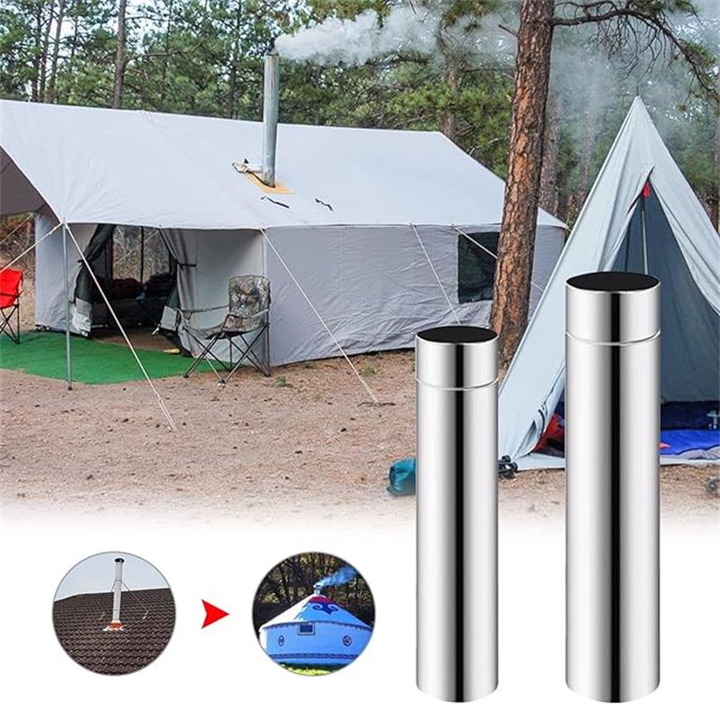 楽天市場】4個 煙突管 ステンレス 煙突用 煙突延長 ステンレス煙突