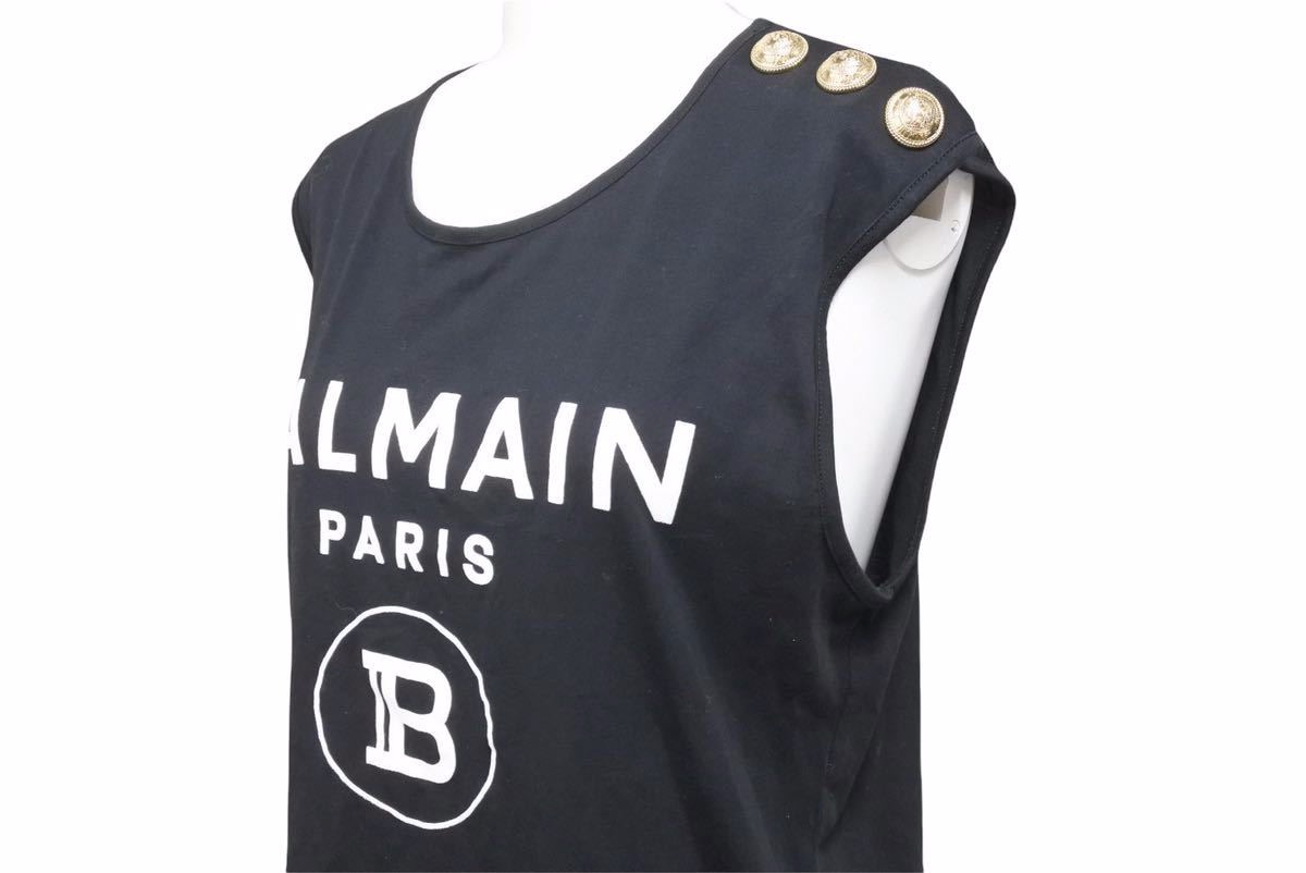 バルマンBALMAIN 迷彩カモ ノースリーブトップス タンクトップ www