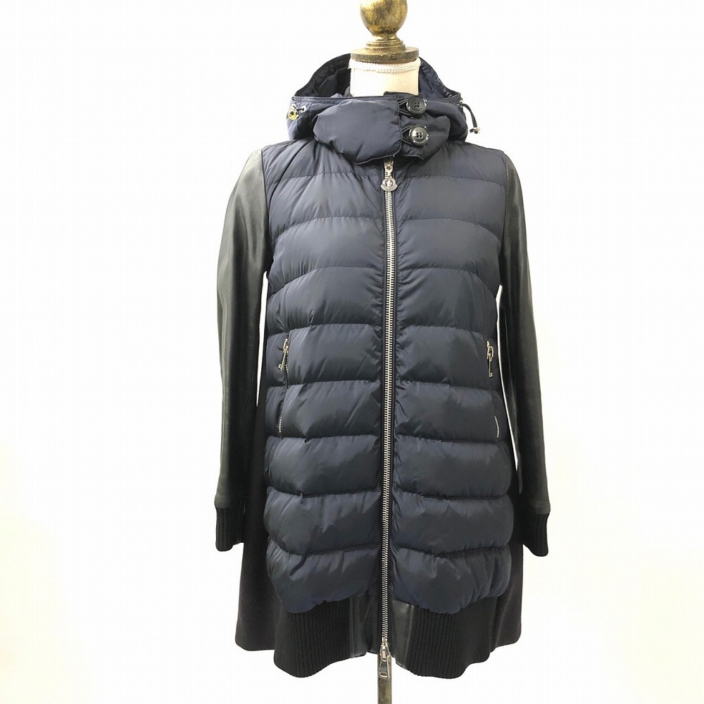 モンクレール MONCLER BLOIS ネイビー ダウンコート drt.com.mx