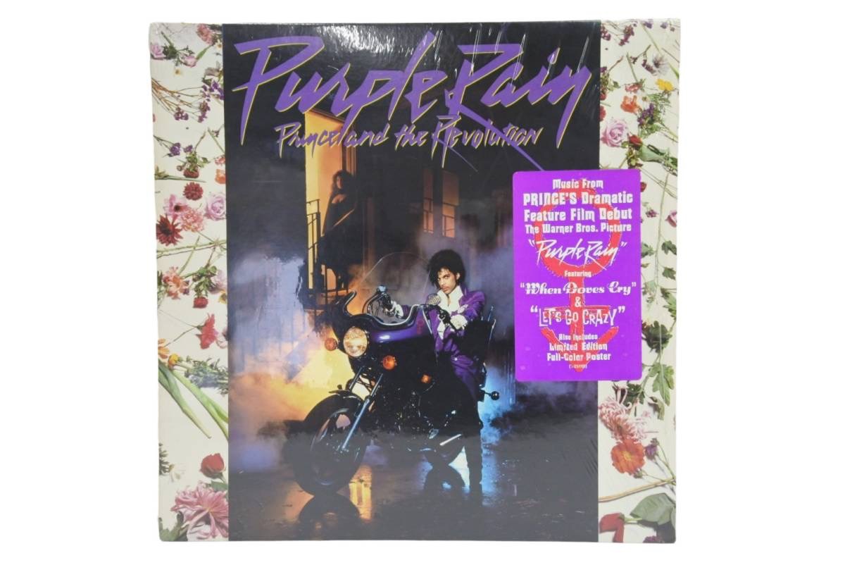 限定特価】 完品 Prince Purple Rain 帯付パープル盤 ポスター付 LP