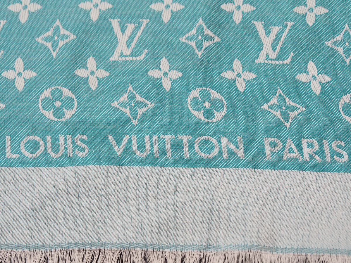 LouisVuitton ルイヴィトン ショール シルク モノグラム マフラー