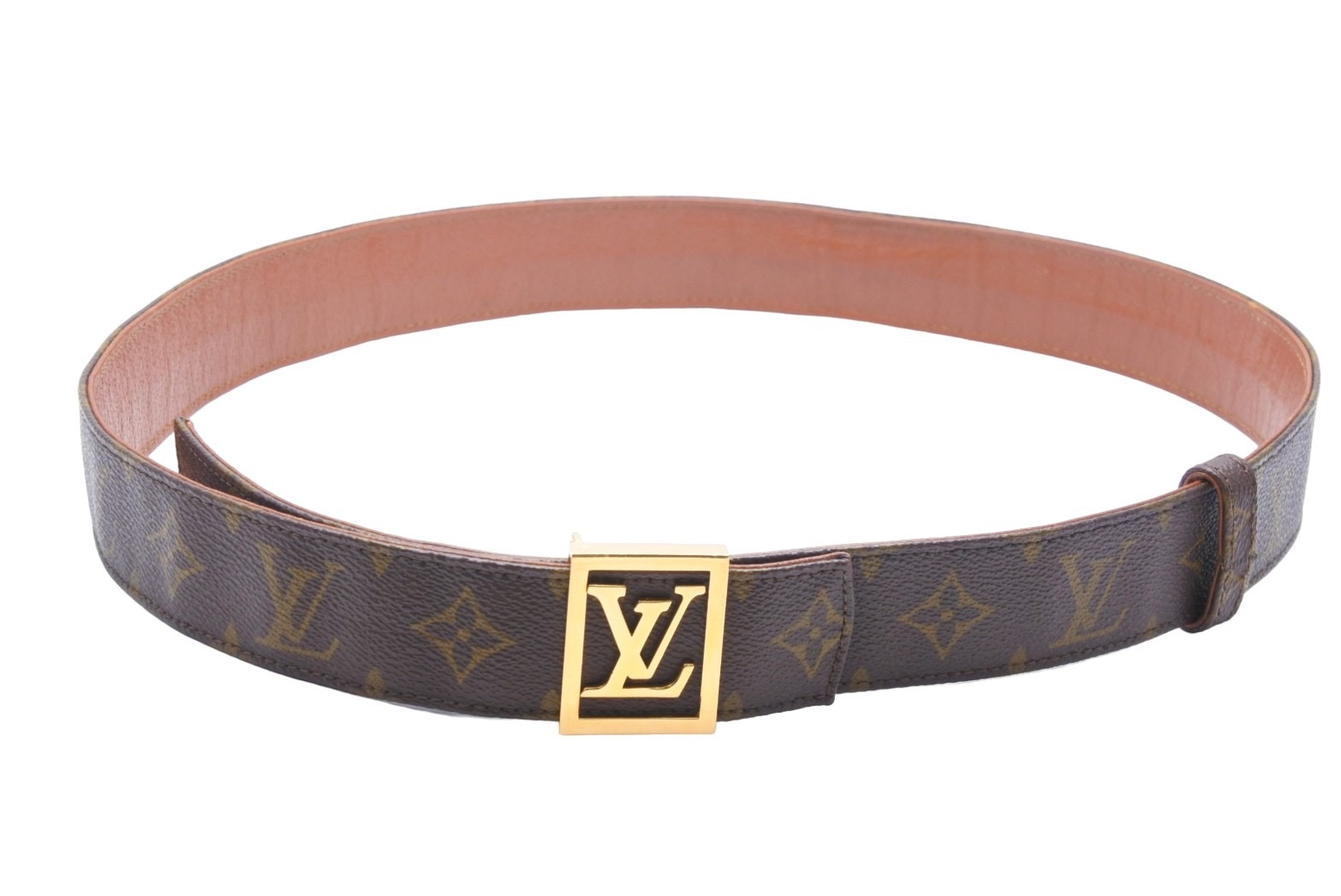 LOUIS VUITTON ルイ・ヴィトン 美品 LV金具 モノグラム ベルト