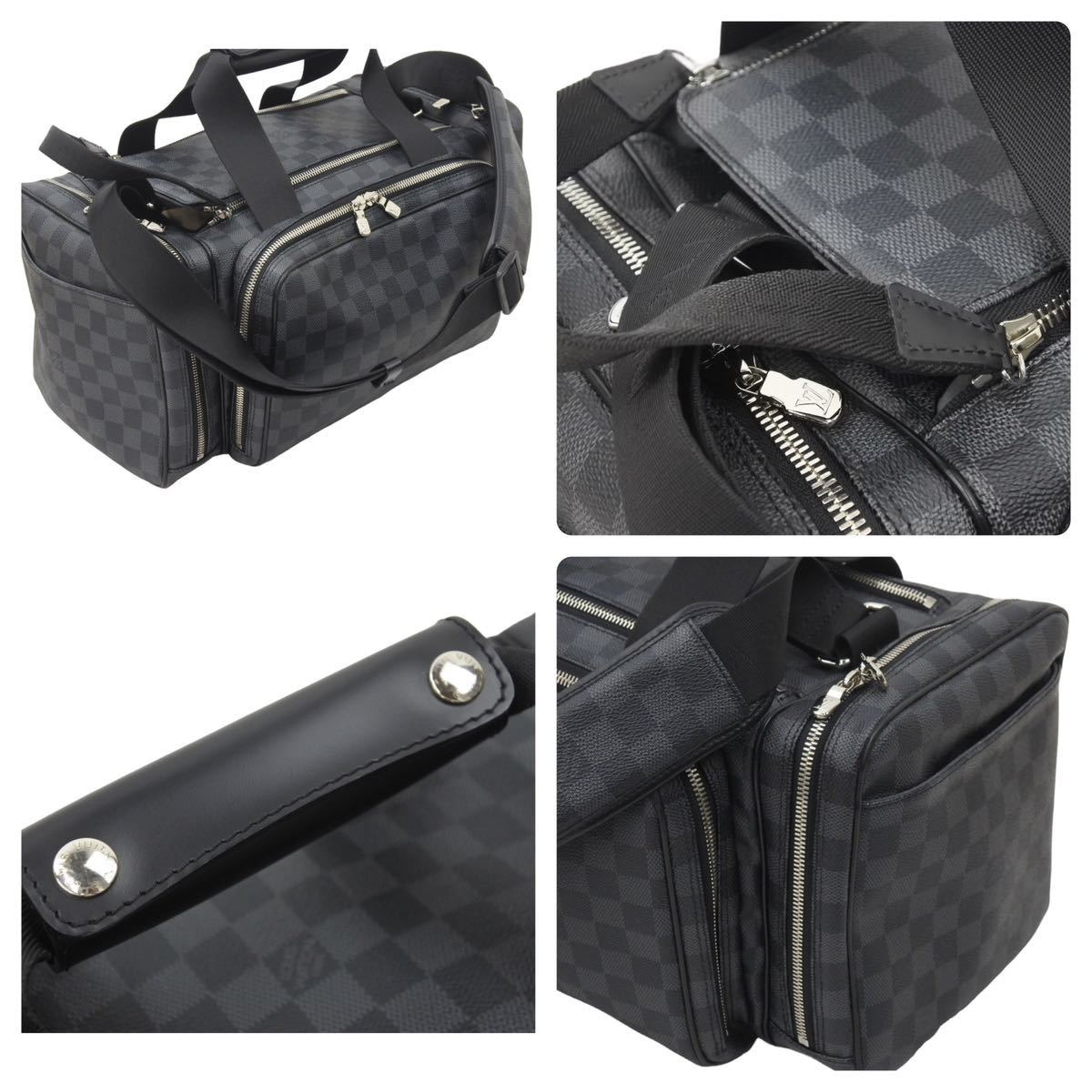 極美品 LOUIS VUITTON ルイ・ヴィトン N58027 ブラック 47512 ダミエ