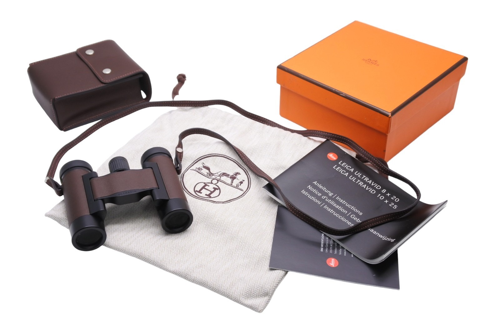 HERMES - ★ エルメスとライカのコラボの 超高級 双眼鏡  超レア HERMES - ☆ エルメスとライカのコラボの 超高級 双眼鏡 超レア