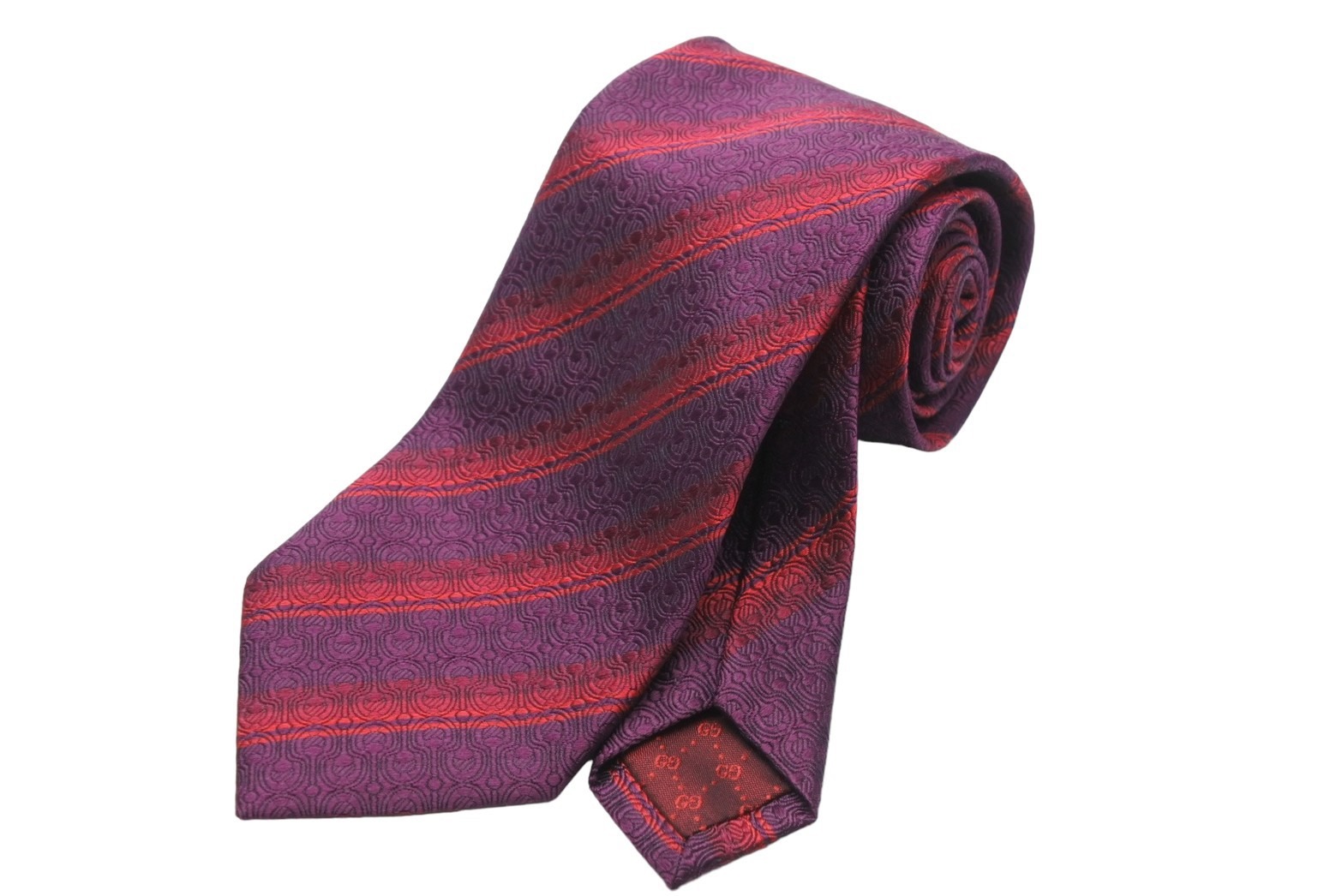 楽天市場】GUCCI グッチ ネクタイ ドット柄 ネイビ/レッド