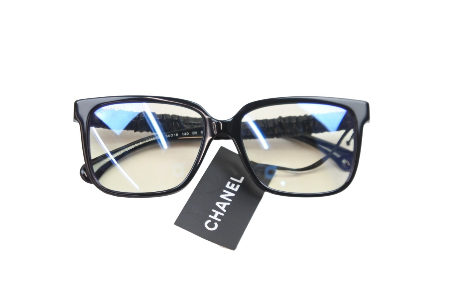 【楽天市場】CHANEL シャネル レクタングル スクエア シェイプ メガネ アイウェア アセテート 3435-S-A サイズ54 16 美品