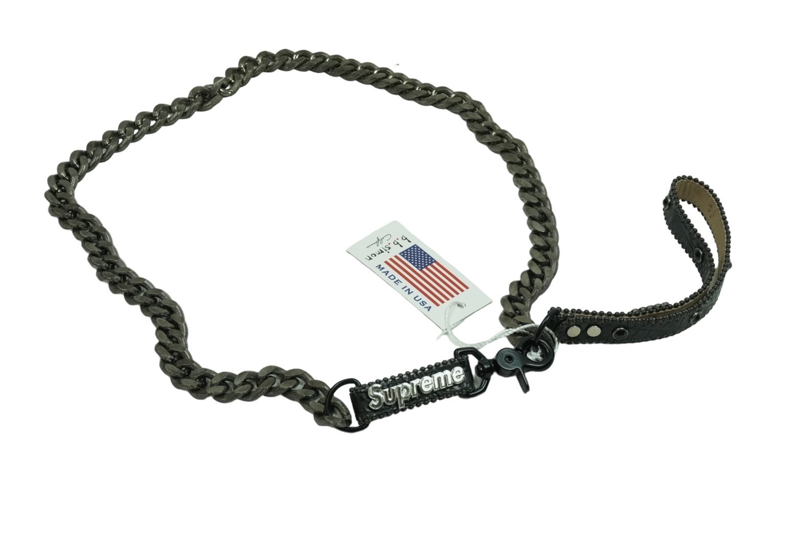 【新品】格安！！シュプリーム　B.Bサイモン　リード、首輪セット Supreme（リード/首輪）のフリマアイテム一覧