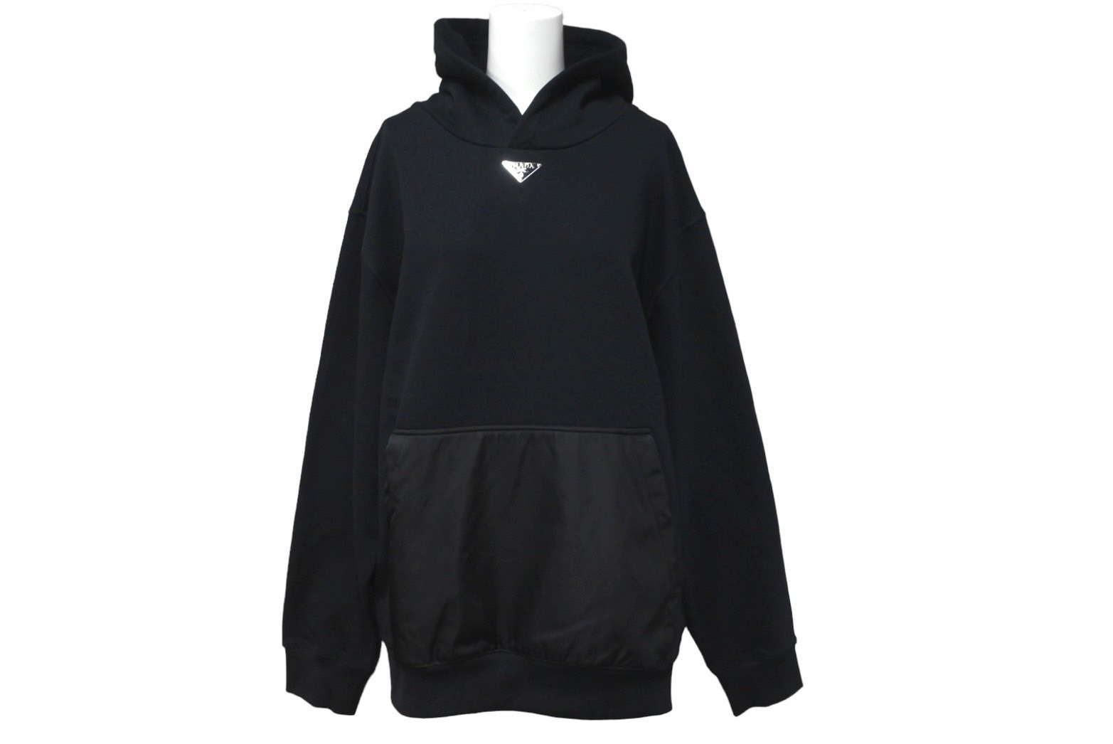 PRADA プラダ Mサイズ コットンフリース フーディー パーカー 新品正規品 PRADA】プラダ コットンフリース フーディー (PRADA/パーカー