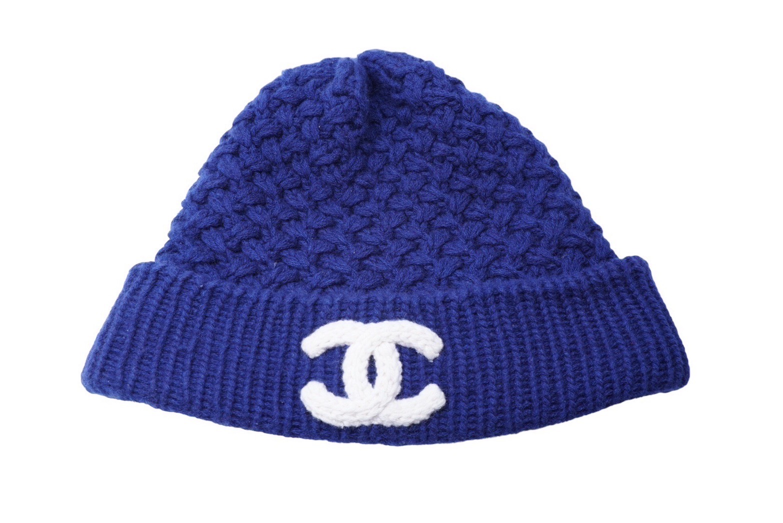Chanel 21年 ココマーク カシミヤ100％ ニットキャップ ビーニー 帽子 ピンク (207785