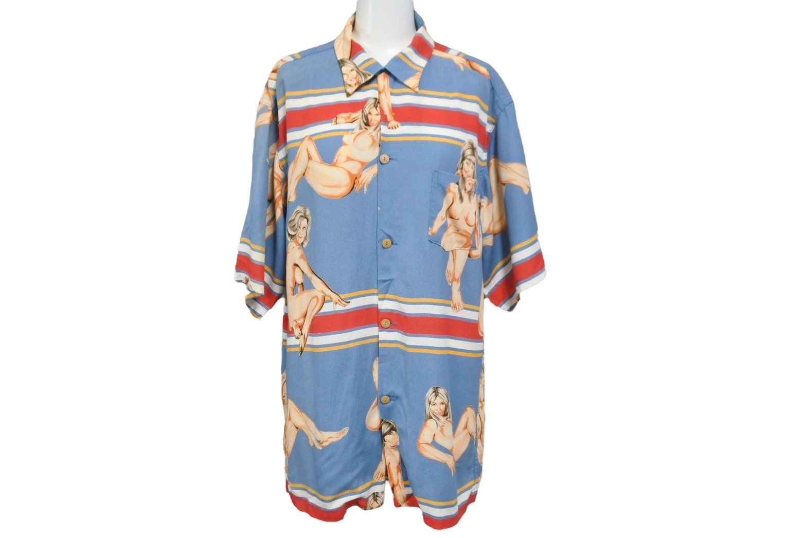 希少サイズ】ヒステリックグラマー アロハシャツ ビールガール M