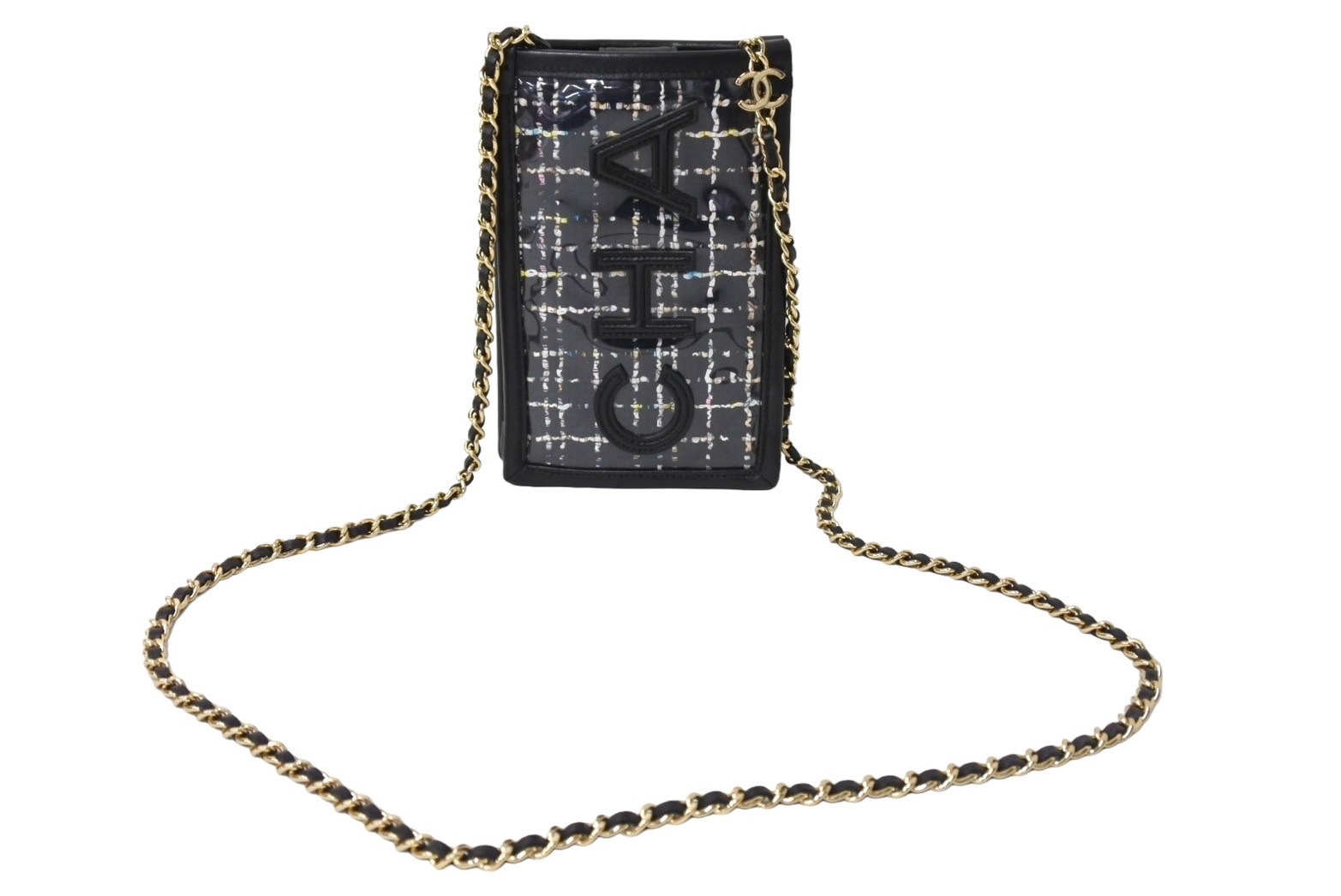 CHANEL シャネル　ショルダーバッグ クリア チェーンショルダー　レア 楽天市場】chanel クリア チェーンショルダーバッグの通販