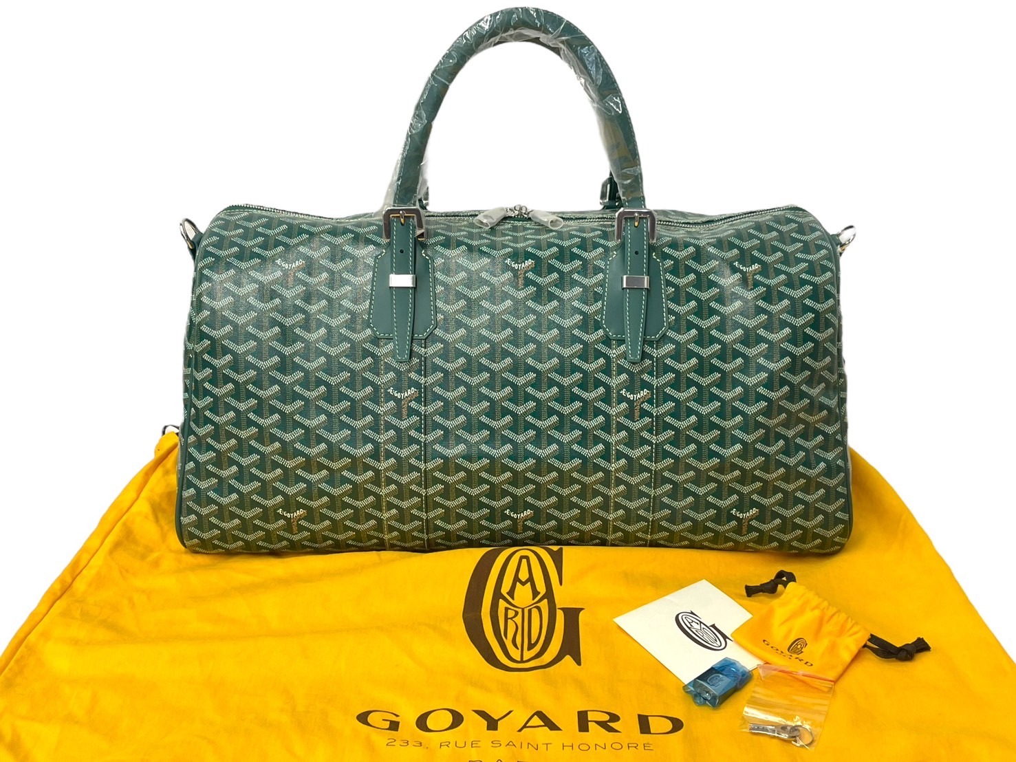 【楽天市場】新品未使用 GOYARD ゴヤール ボストン50バッグ ボストンバッグ BOSTON050TY09CL09P レザー PVC