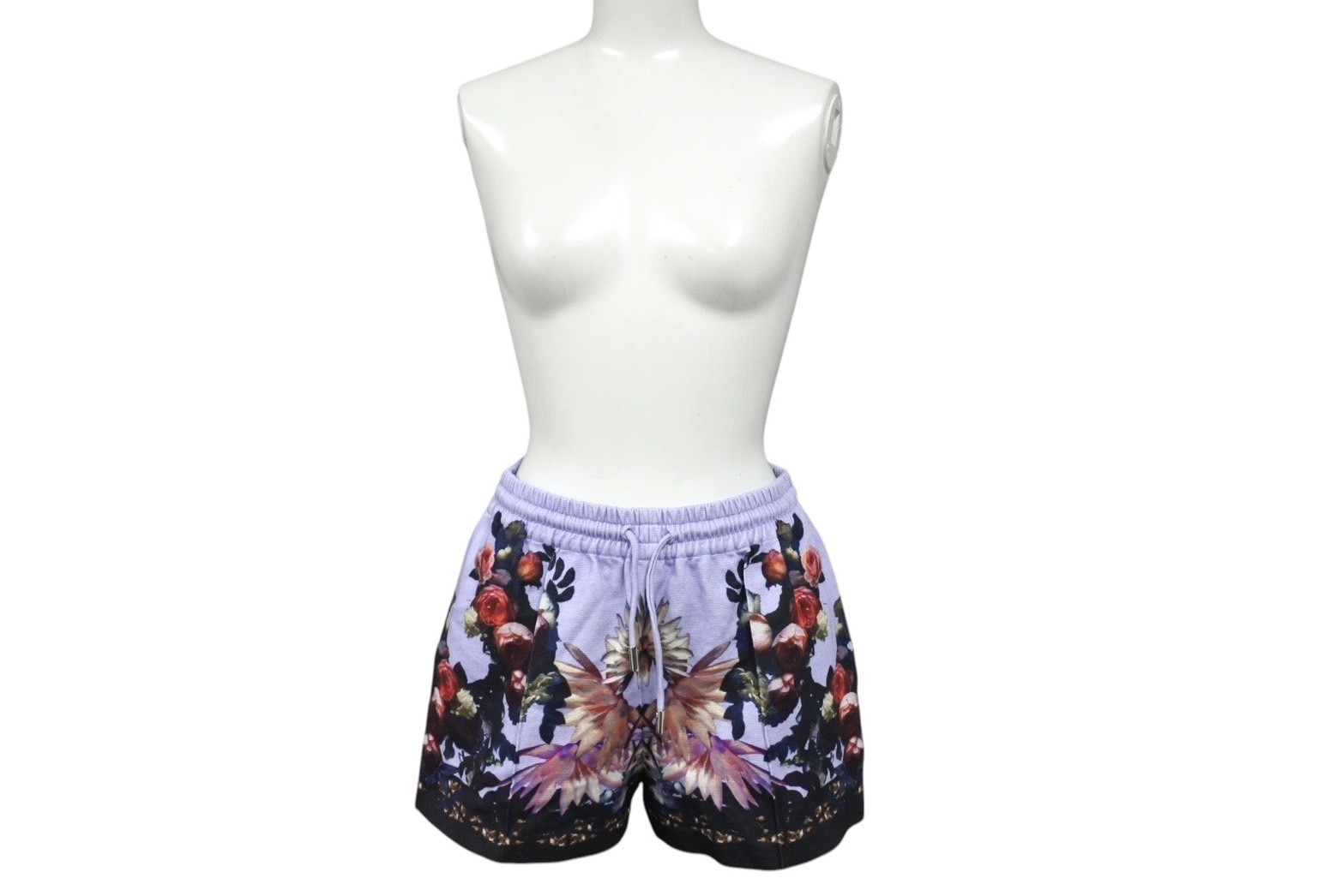 極美品 GIVENCHY ジバンシィ ショートパンツ パープル マルチカラーナイロン レーヨン サイズS 中古 4c070298｜Warashibe_Casanova