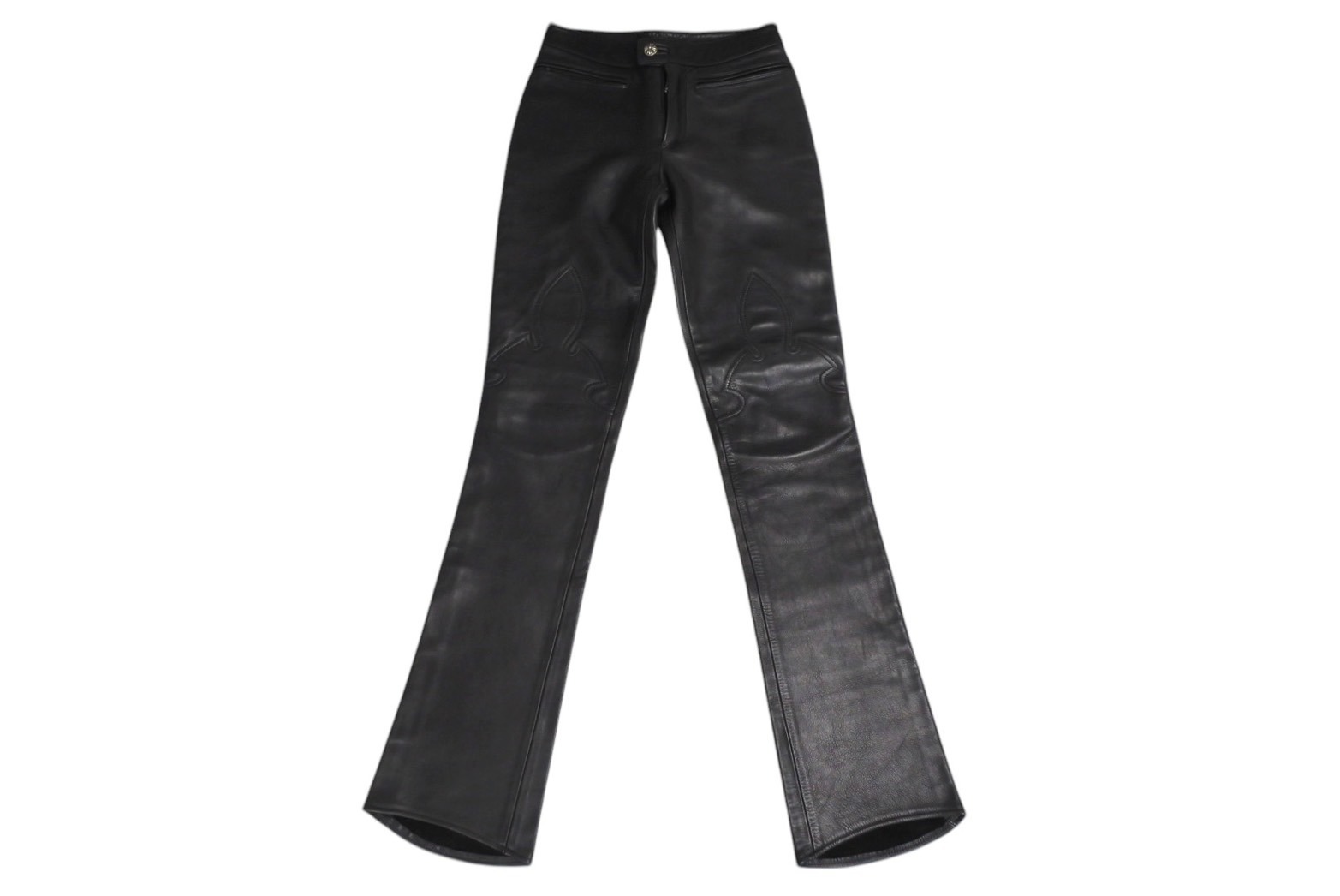 楽天市場】CHROME HEARTS クロムハーツ レザーパンツ クロス