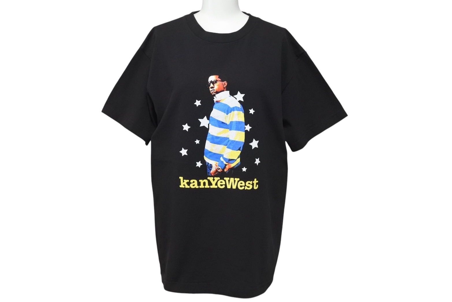 極美品 KANYE WEST カニエウェスト School Spirit Tour 2004 半袖Tシャツ ヴィンテージ コットン ブラック サイズM 中古 4c071105｜Warashibe_Casanova