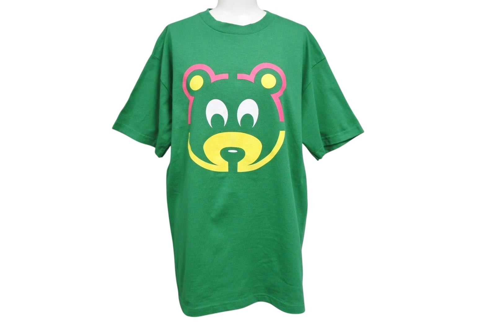 kanye west Tシャツ　カニエウエストTシャツ　S コピーライト　村上隆 KANYE WESTx村上隆 カニエウエスト 半袖Tシャツ 熊 glow in