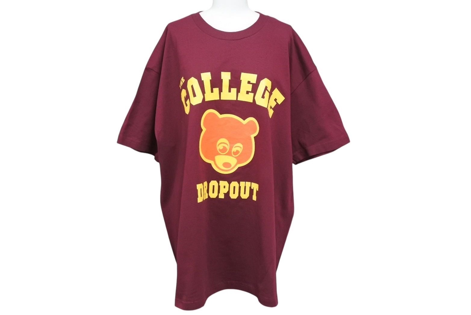 極美品 KANYE WEST カニエウェスト 半袖Tシャツ サイズL カニエベア モノグラム ブラウン オフィシャル 2005年 中古 4c071092 極美品 KANYE WEST カニエウェスト 半袖Tシャツ サイズL