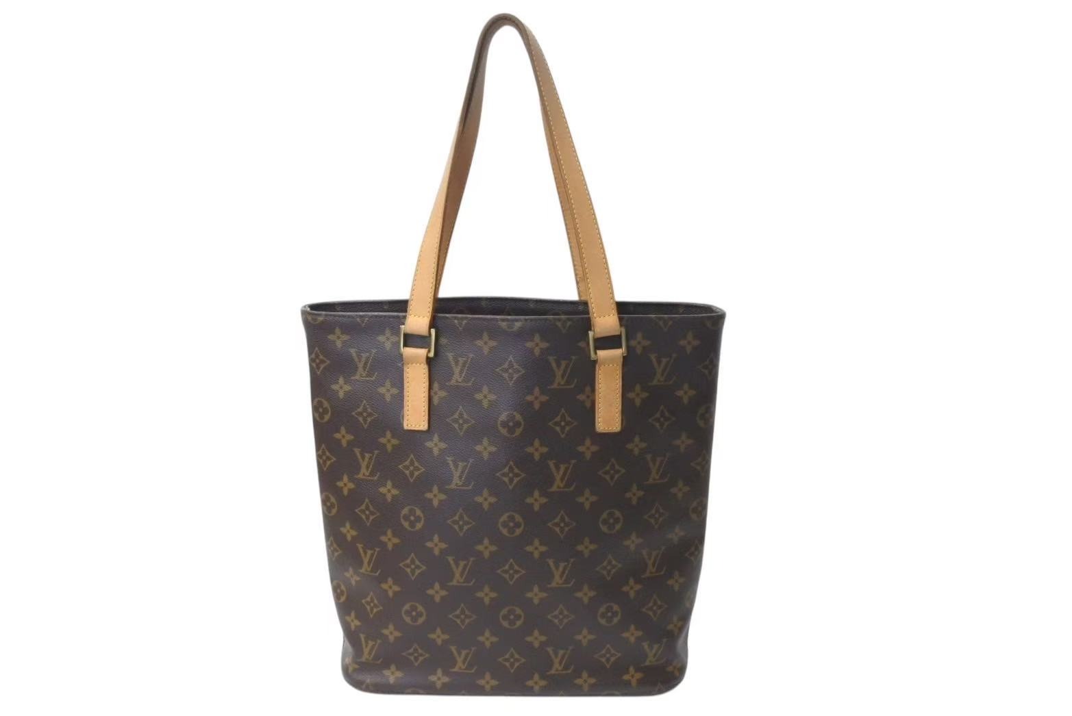 LOUIS VUITTON ルイ ヴィトン ヴァヴァンGM トートバッグ M51170 モノグラム PVC レザー ブラウン 美品 中古 4c073036｜Warashibe_Casanova 132,000円