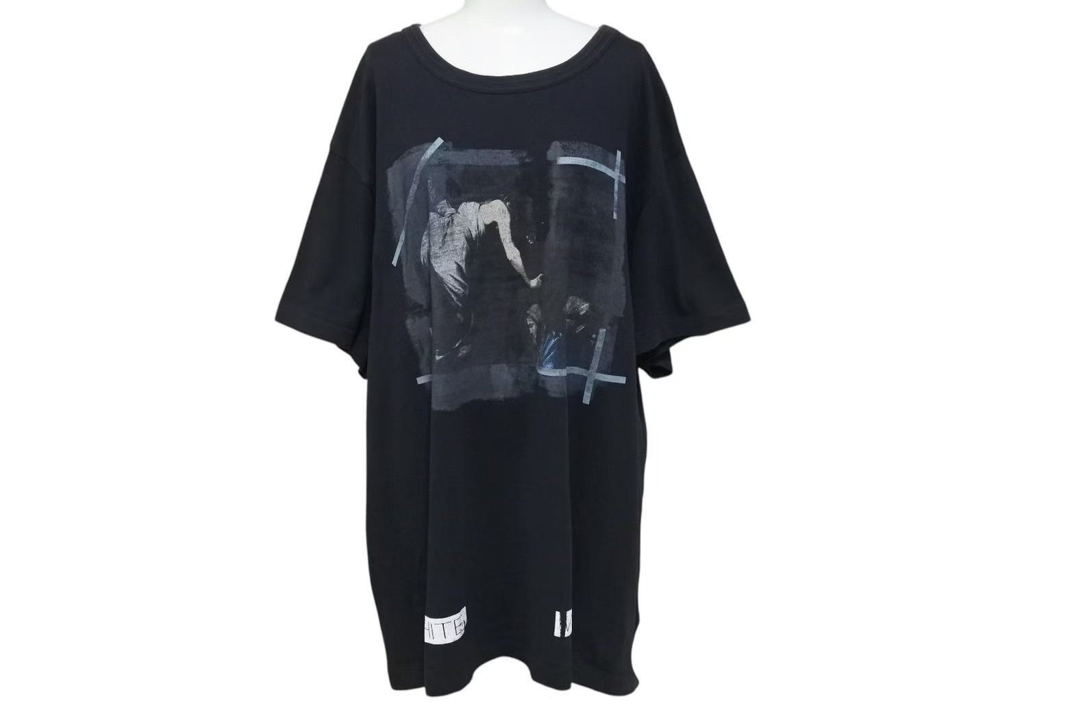 【希少デザイン】OFF-WHITE グラフィックTシャツ ブラック OFF-WHITE Galaxy Tシャツ ブラック - メルカリ