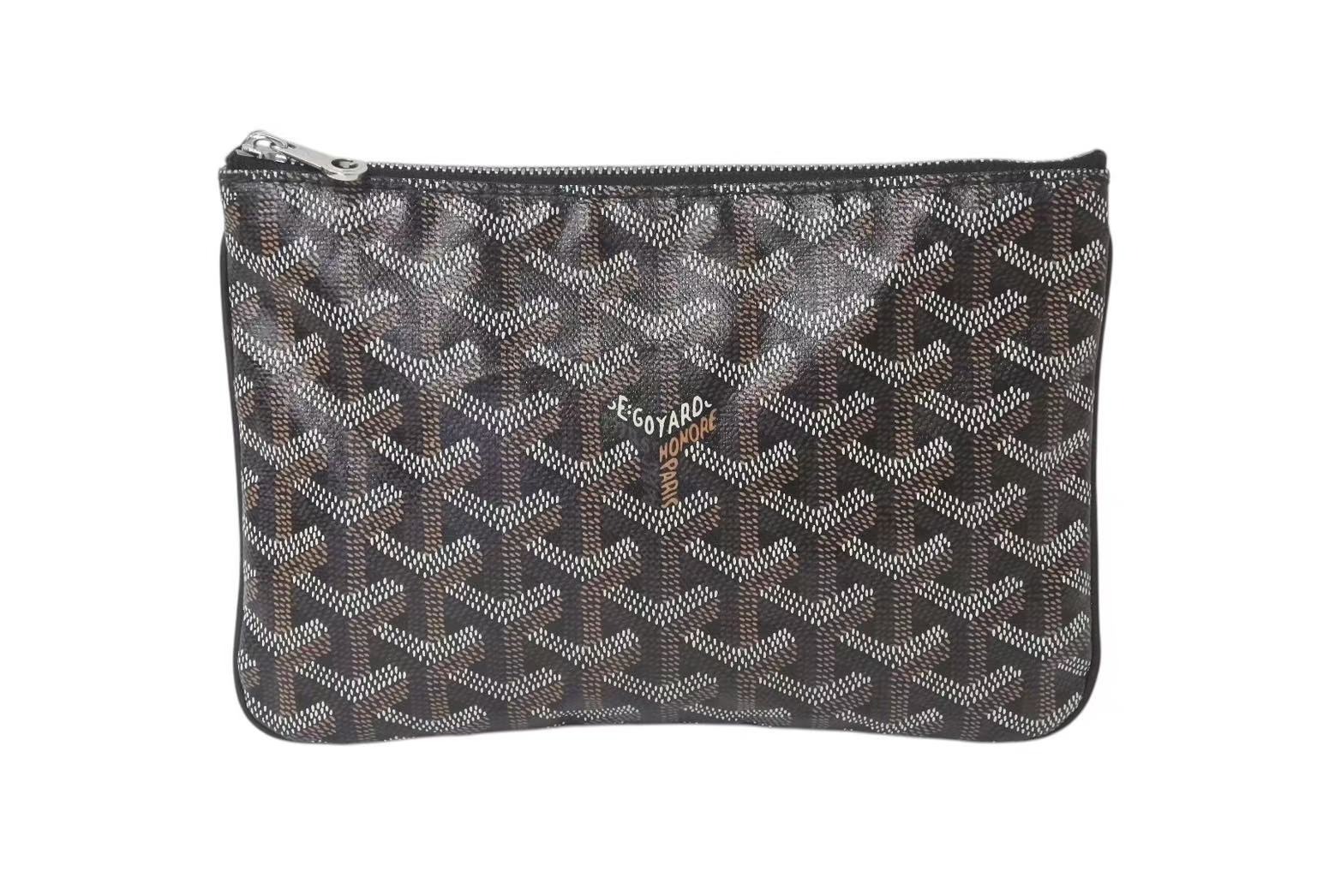 在庫わずか★送料込【GOYARD】モンテカルロ PMクラッチBlack/Tan 在庫わずか☆送料込【GOYARD】モンテカルロ PMクラッチBlack/Tan