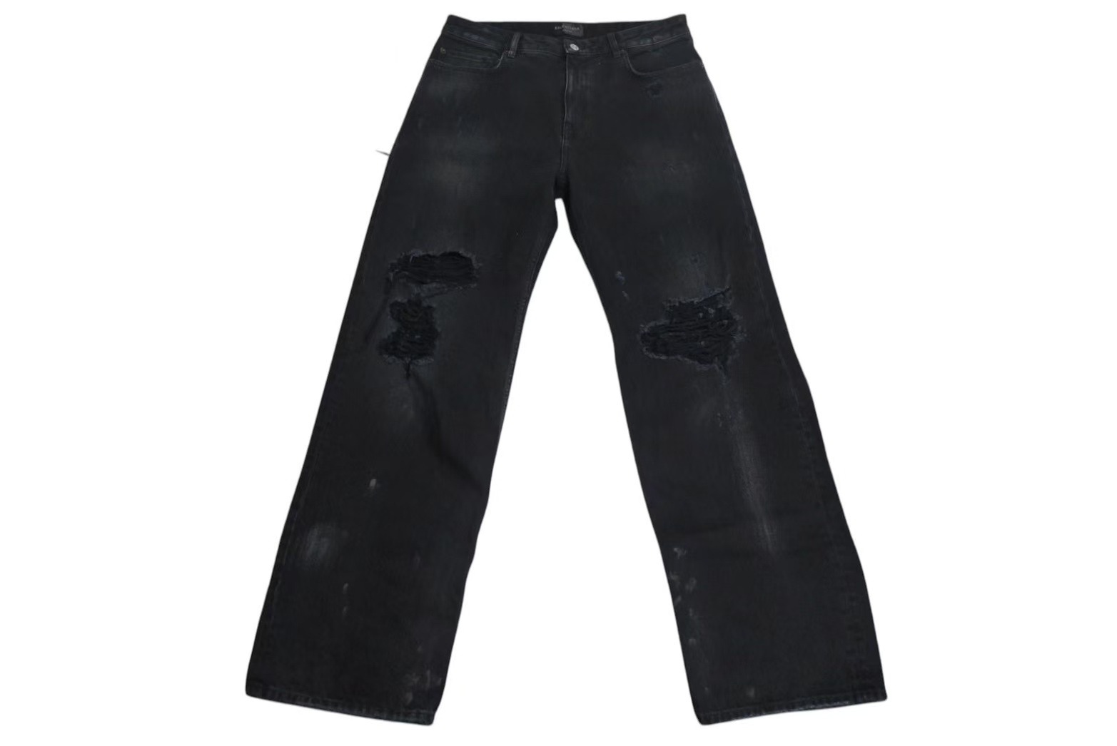 【美品】バレンシアガ ワイドデニム ミドル丈 BALENCIAGA(バレンシアガ) 21AWレイヤードワイドデニムワイド