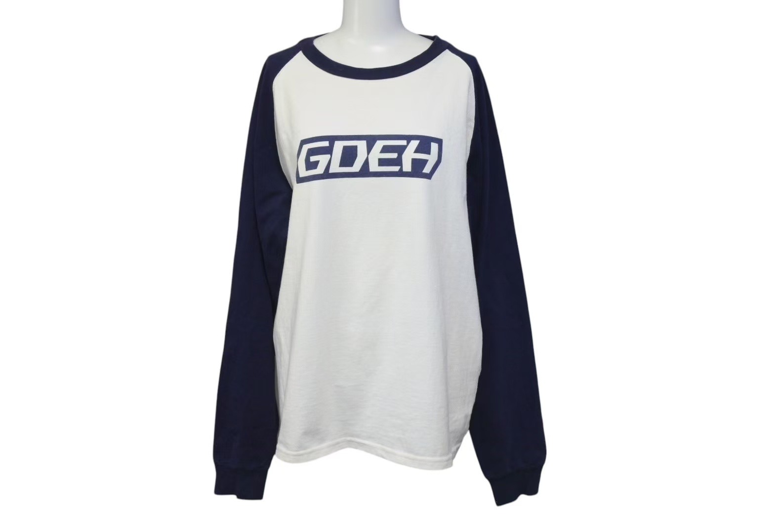 GOOD ENOUGH グッドイナフ ヘンリーネックボーダーロングTシャツ GOOD ENOUGH グッドイナフ ヘンリーネックボーダーロングTシャツ