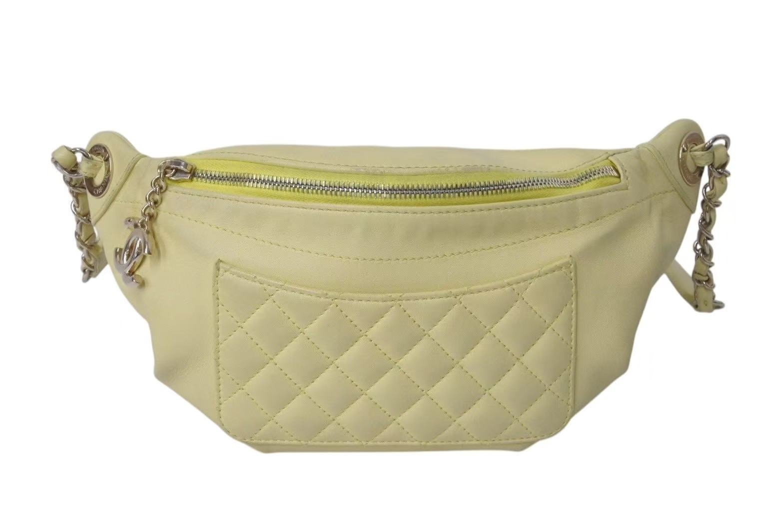 CHANEL ボディバッグ マトラッセ シャネル ボディバッグ ベルトバッグ キャビアスキン