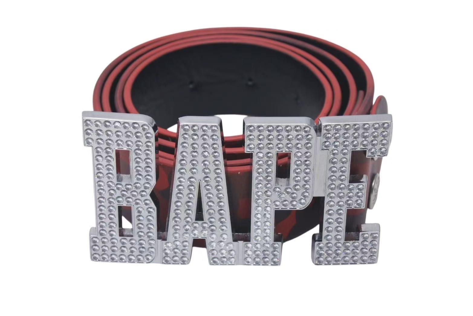 アベイシングエイプ ガチャベルト ベイプスター カモフラ 迷彩 グレー BAPE アベイシングエイプ ガチャベルト ベイプスター カモフラ 迷彩