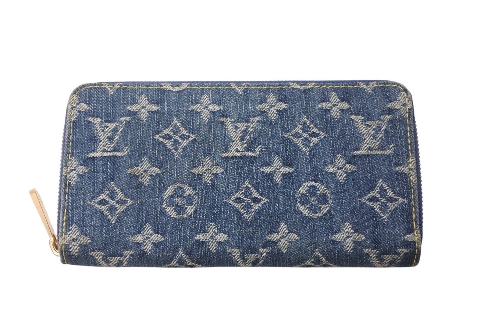 ちぁあ　LOUIS VUITTON ジッピーウォレット　デニム 76324-d1.jpg