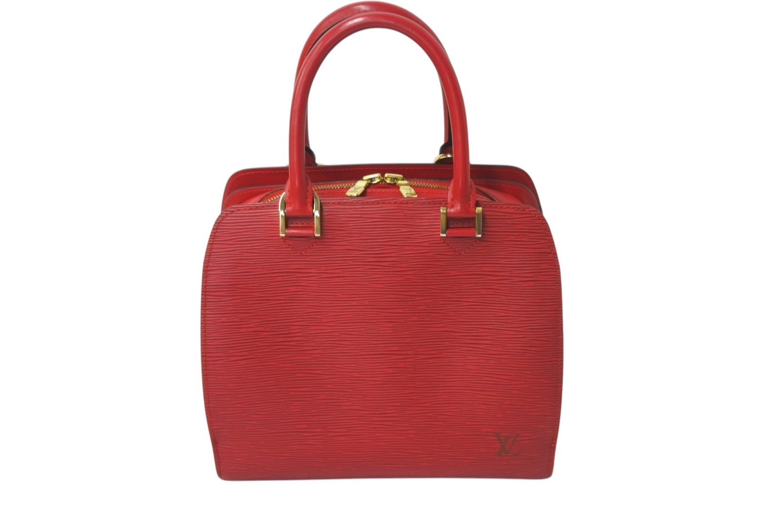 【極上美品】ルイヴィトン　ポンヌフ　エピ　ハンドバッグ 赤 楽天市場】ヴィトン M52057 MI0988 ポンヌフ □ エピ ハンドバッグ 赤