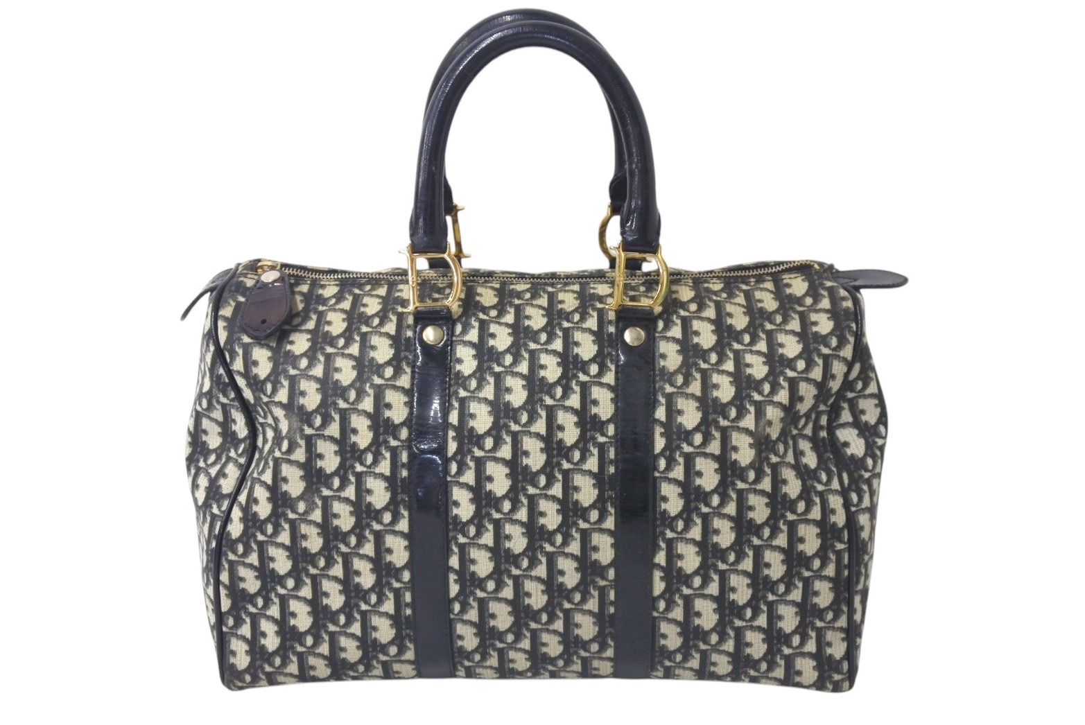 【atsu】ヴィンテージディオール トロッター ミニボストン ハンドバッグ Christian Dior ミニボストン トロッター ミニ ハンドバッグ