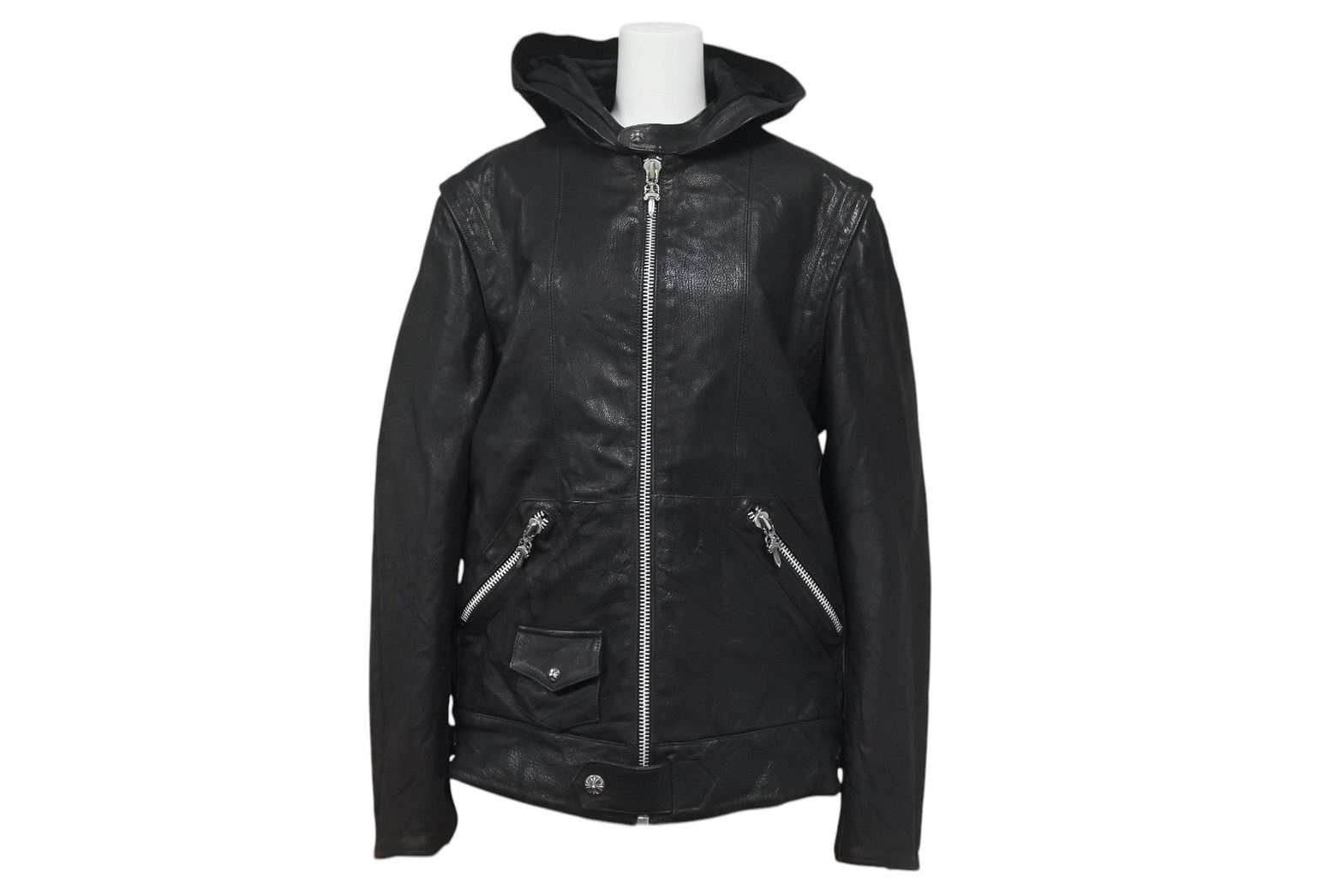 楽天市場】クロムハーツ【CHROMEHEARTS】【保証書付】レザーシャツ