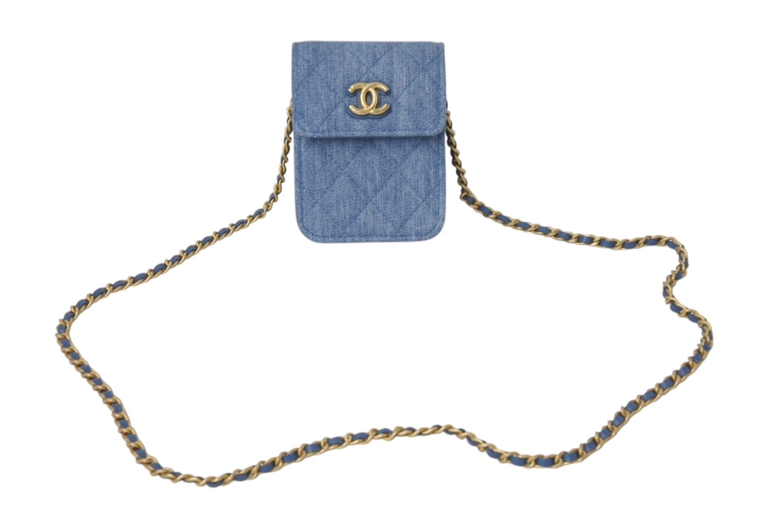 ヴィンテージ　CHANEL デニム キルティング ショルダーバッグ CHANEL デニム キルティング ショルダーバッグ - メルカリ