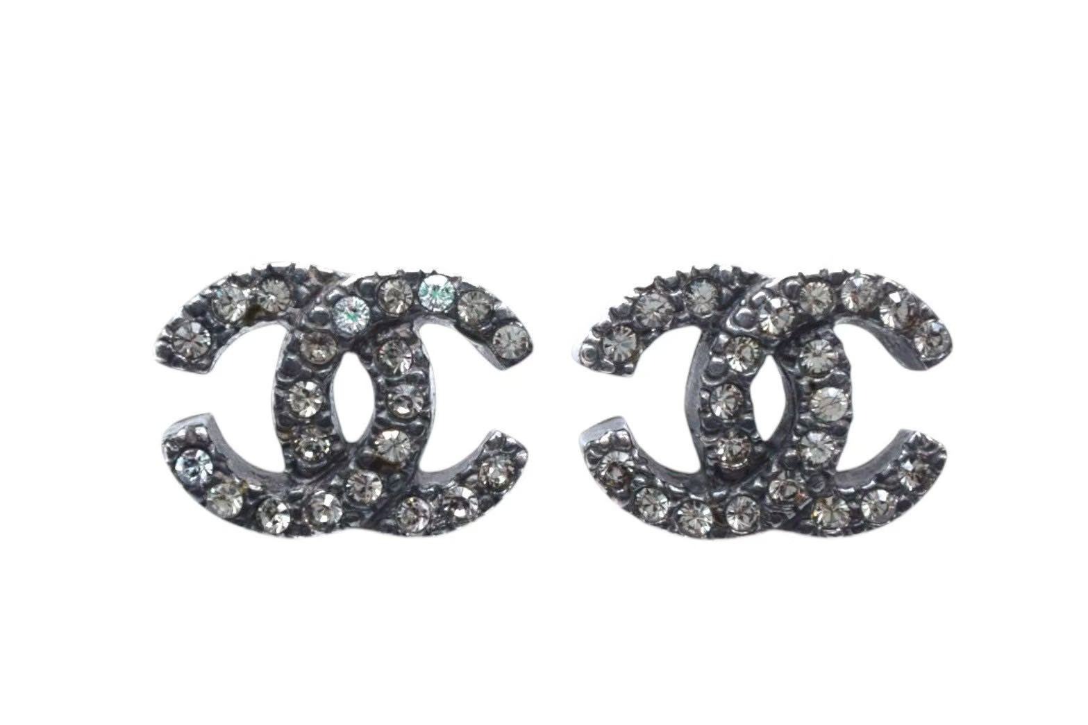 楽天市場】シャネル CHANEL ピアス ココマーク ブラックx