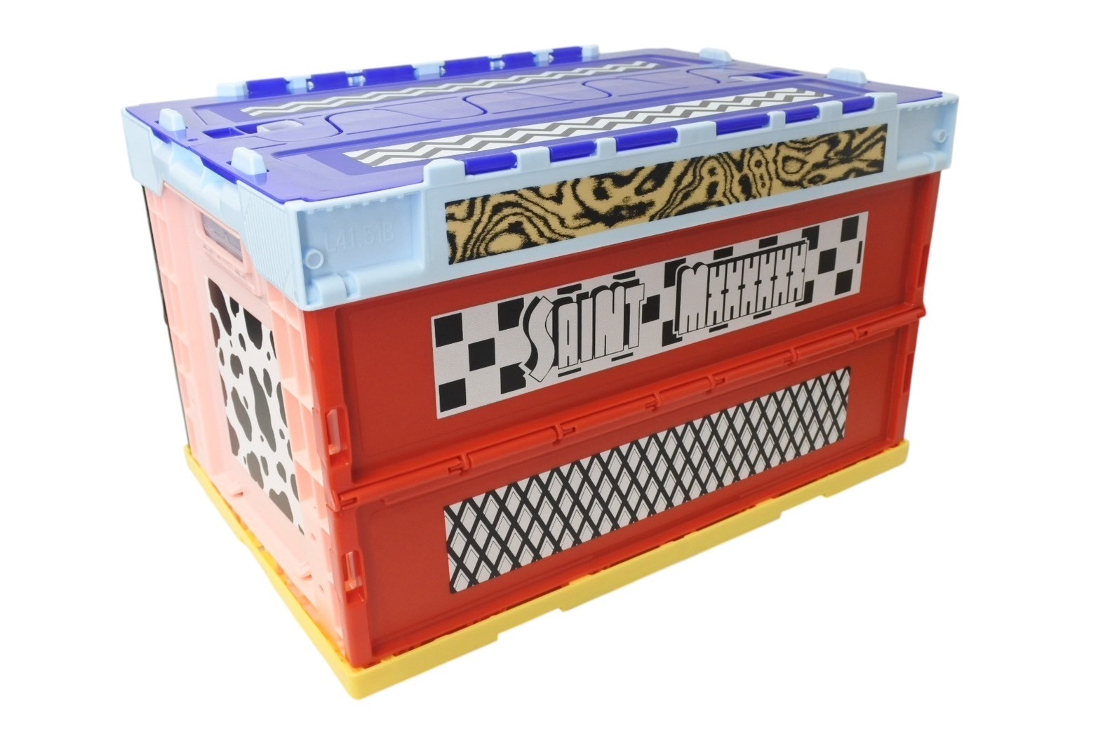 新品未使用 SAINT MICHAEL セントマイケル BOX/MULTI-4 折畳式収納ボックス SM-HR8-0000-085-MULTI-4 ホームグッズ 中古 4b000708｜Warashibe_Casanova