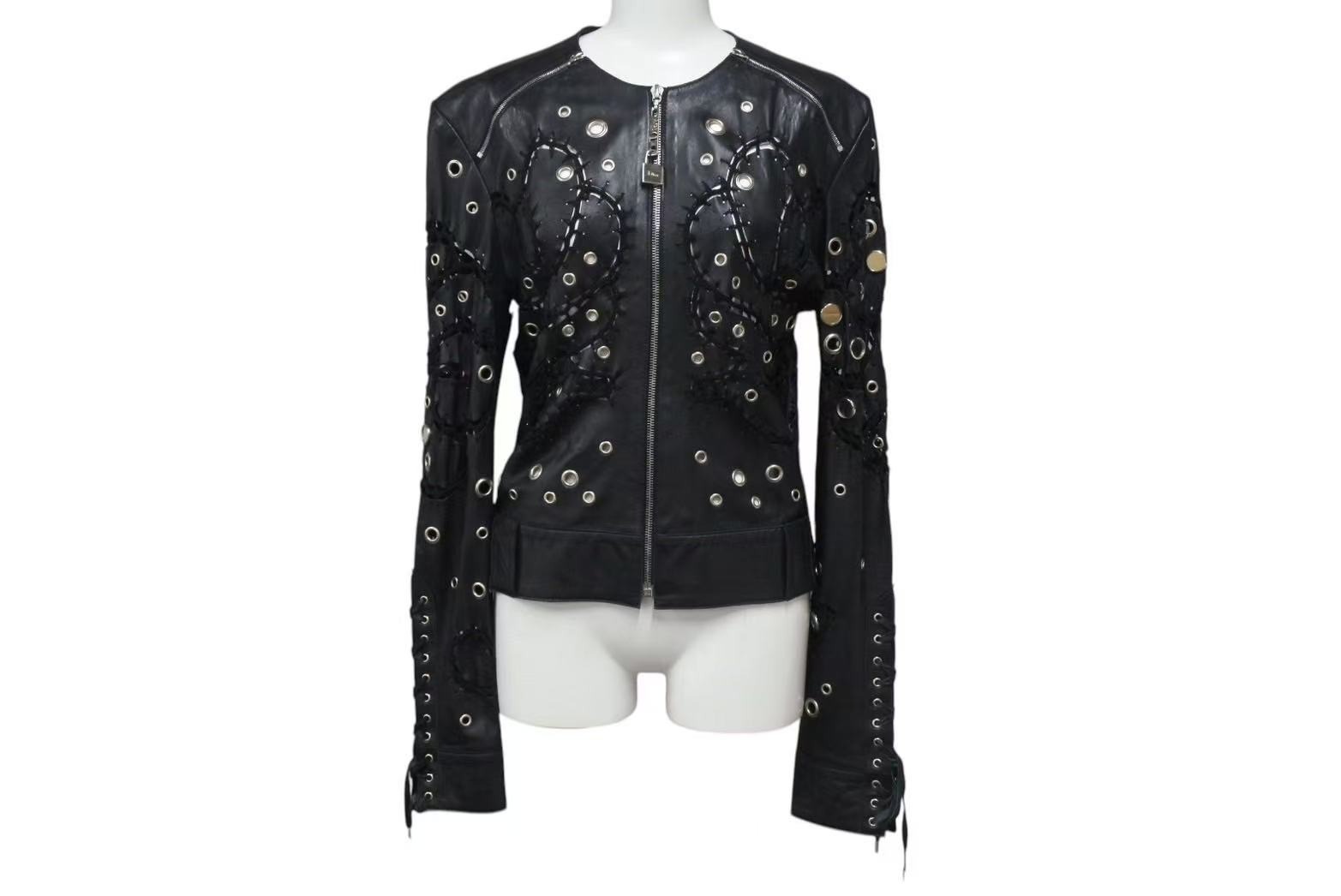 楽天市場】【ディオール】DIOR Swords Bee レザー ライダース