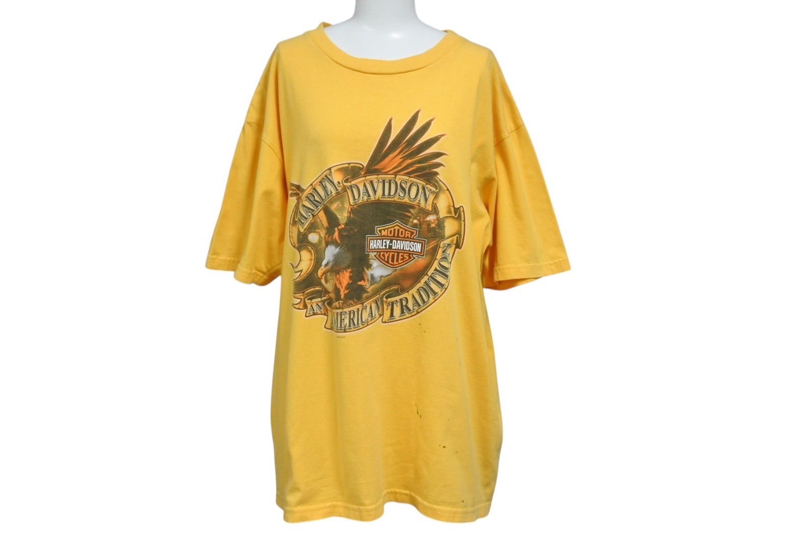 ●中古vintage Harley-Davidson エンブレムTシャツ 4XL 80s Harley-Davidson 3dエンブレム 鷲プリント 黒 XL | 古着屋 Uan