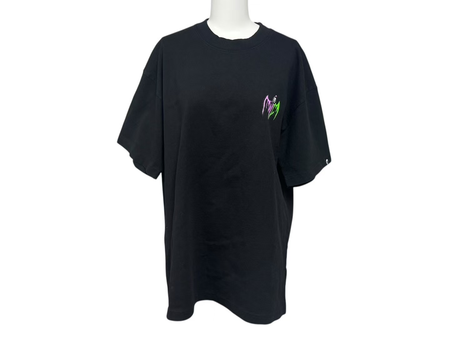新品未使用 WARREN LOTAS ウォーレンロータス グラントネオンリーパーTシャツ カットソー ブラック パープル グリーン S 中古 4b000662|Warashibe_Casanova