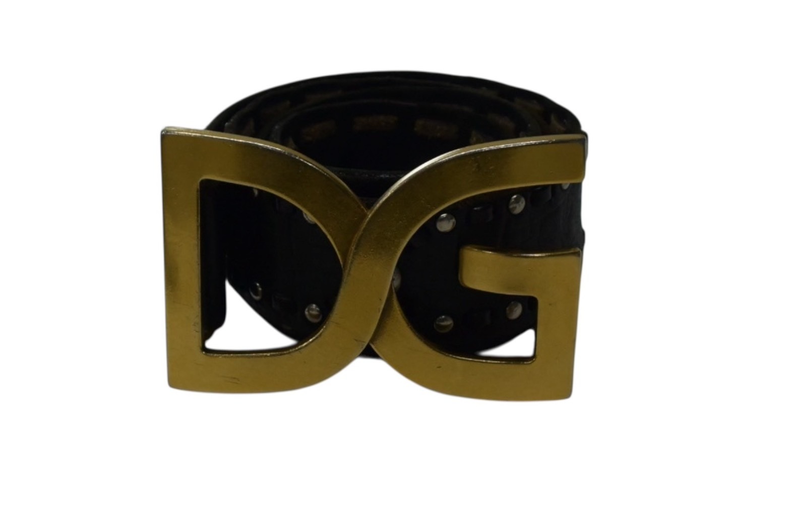 【最終価格】ドルチェ&ガッバーナ DOLCE&GABBANA ベルト ゴールド ドルチェ&ガッバーナ ベルト メンズ 105cm カット可 BE1359