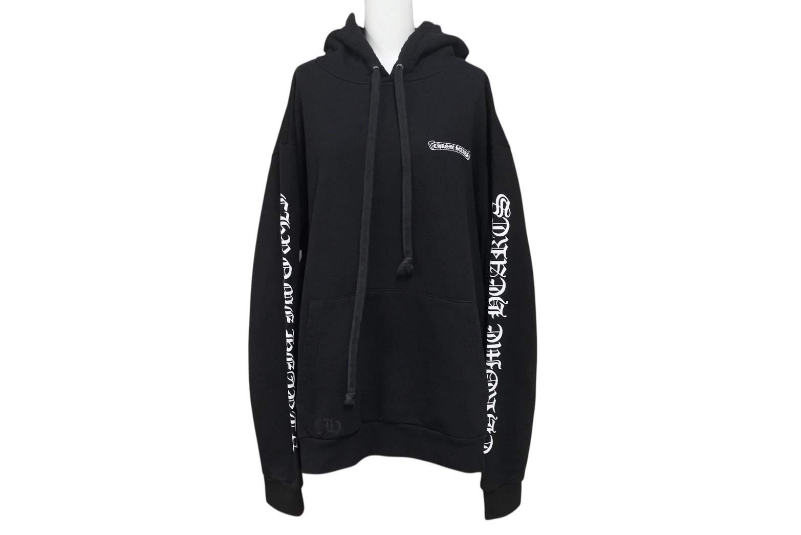 新品★黒クロムハーツ ★デザイントレーナー【2XL】 CHROME HEARTS クロムハーツ（原本無） OLD LOGO SWTSHR