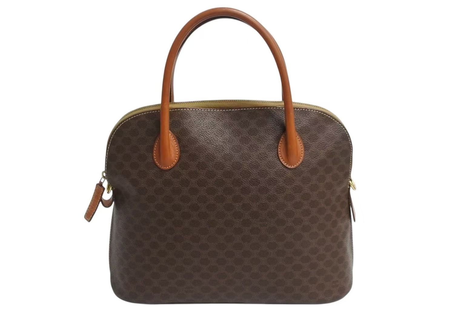 楽天市場】【バッグ】CELINE セリーヌ マカダム柄 ハンドバッグ PVC