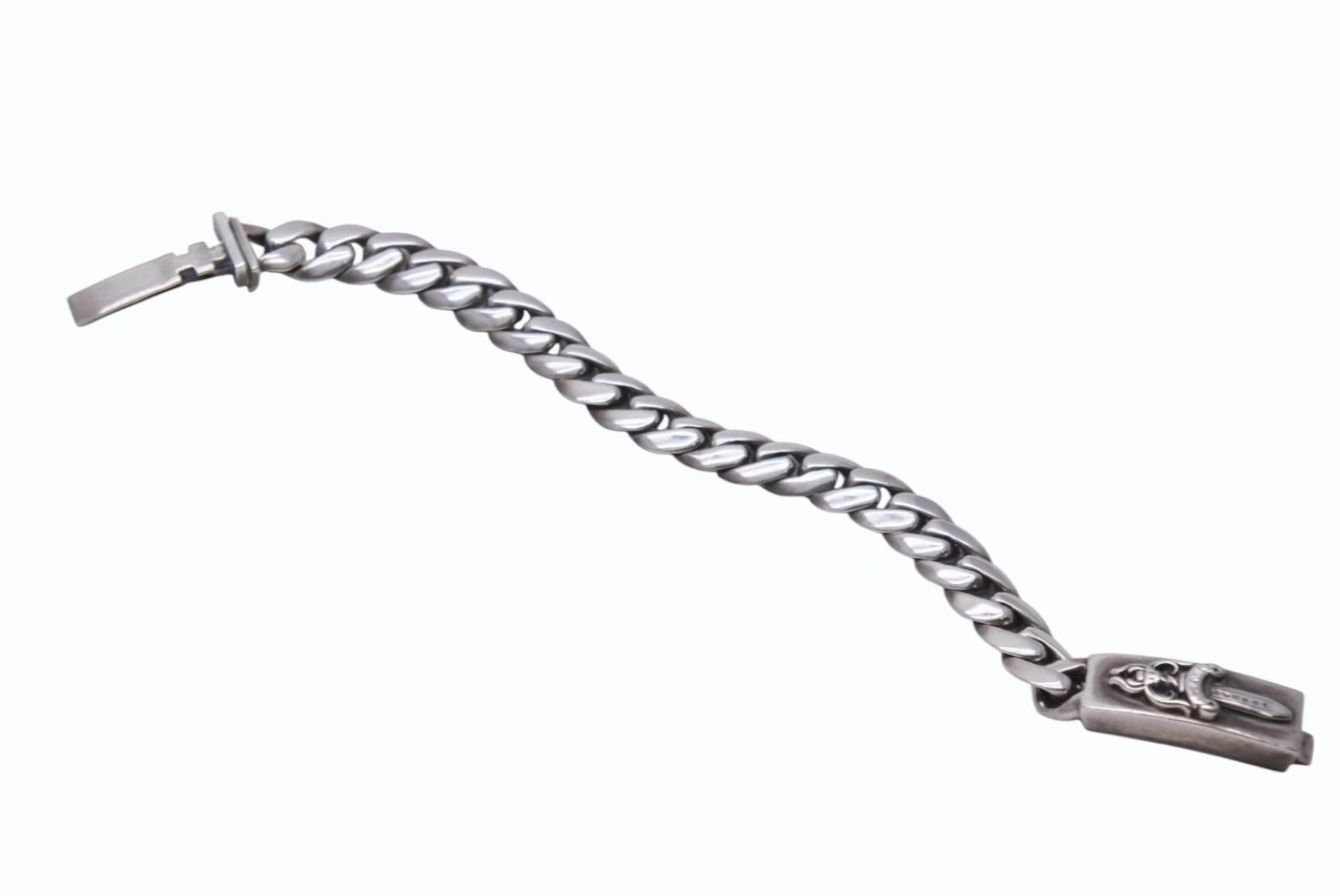 楽天市場】クロムハーツ ダブルIDブレスレット ダガー クラシック