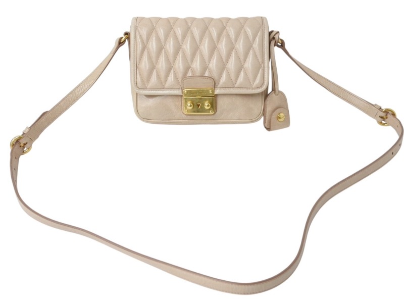 MIU MIU スタッズショルダーバッグ ベージュ MIU MIU スタッズショルダーバッグ ベージュ 楽天市場