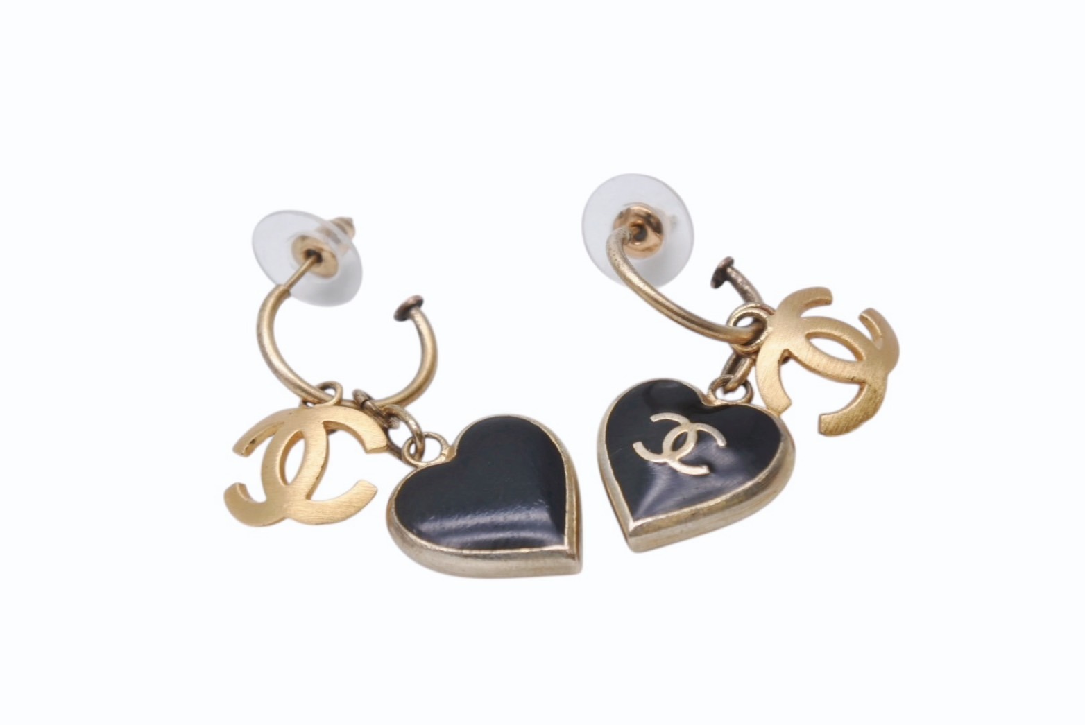 楽天市場】【シャネル】ピアス ハート 揺れる フェイクパール